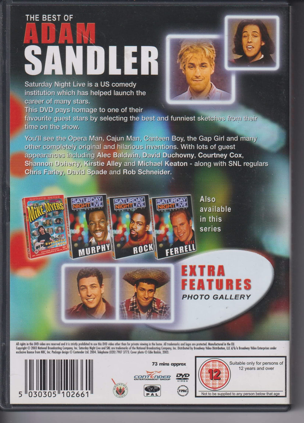 Saturday Night Live – The Best of Adam Sandler. 1999. DVD.