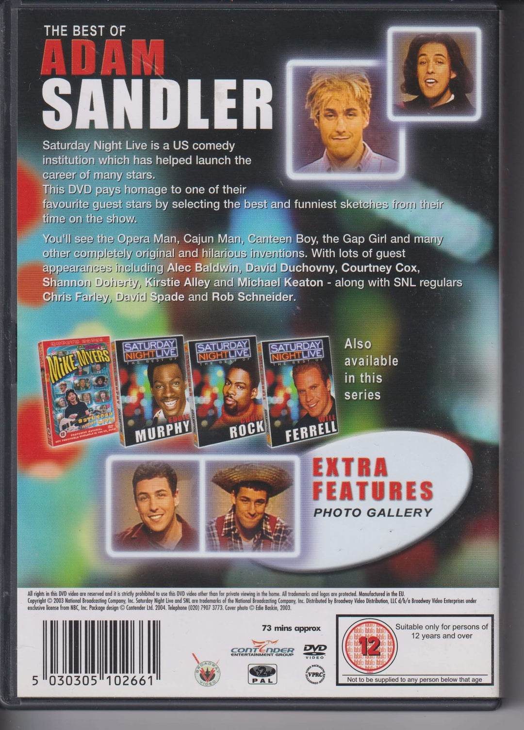 Saturday Night Live – The Best of Adam Sandler. 1999. DVD.