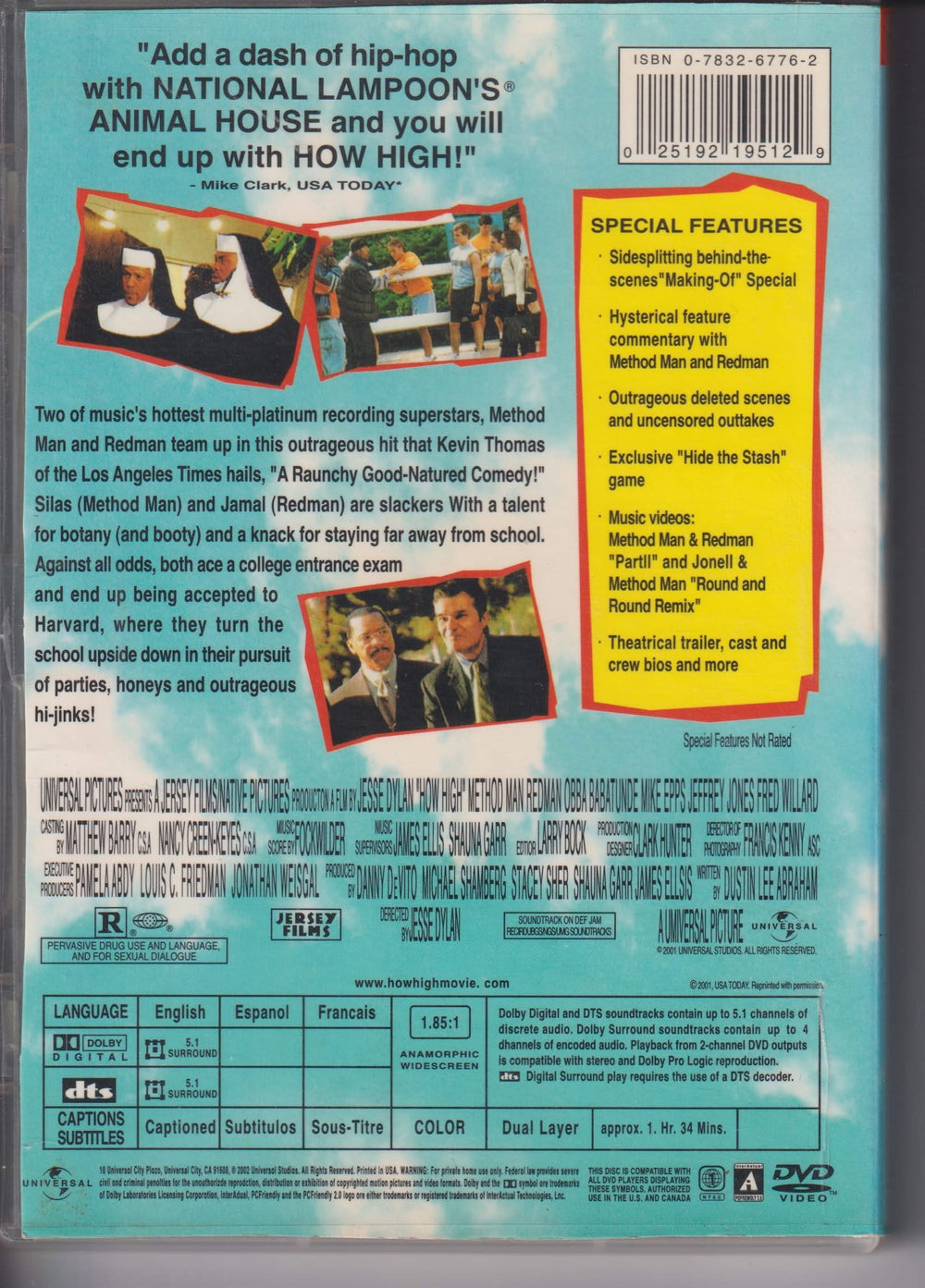 How High. 2001. DVD.
