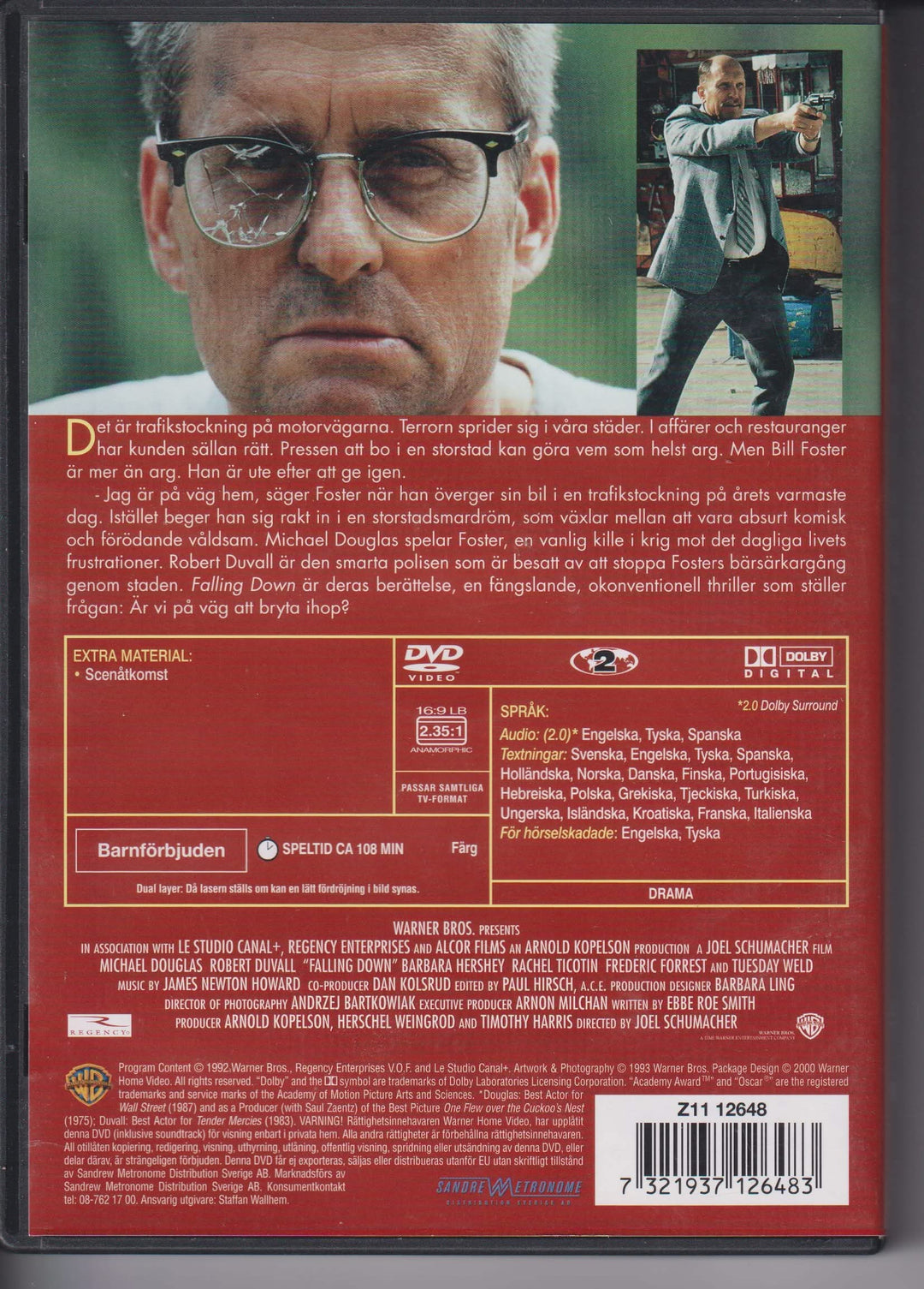 Falling Down. 1993. DVD.
