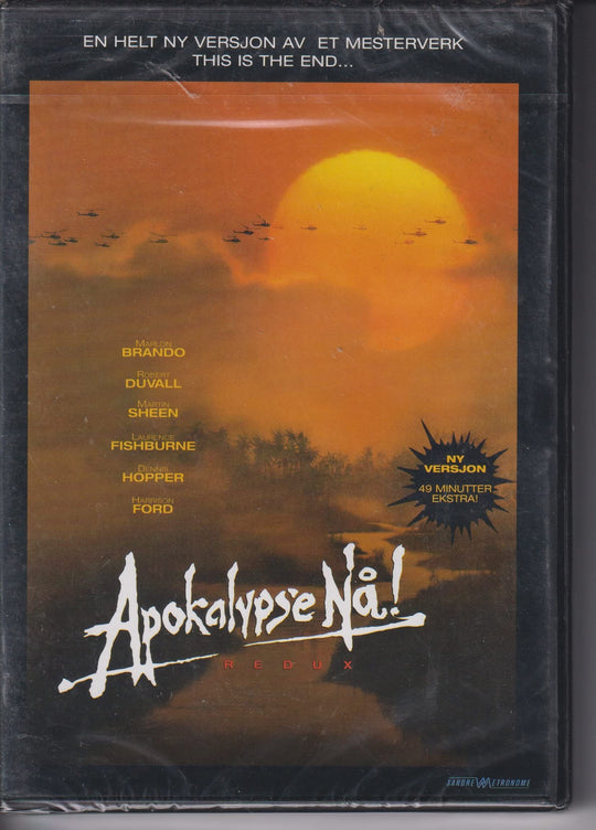 Apokalypse Nå! Redux. 1979/2001. DVD. Ny i plast!