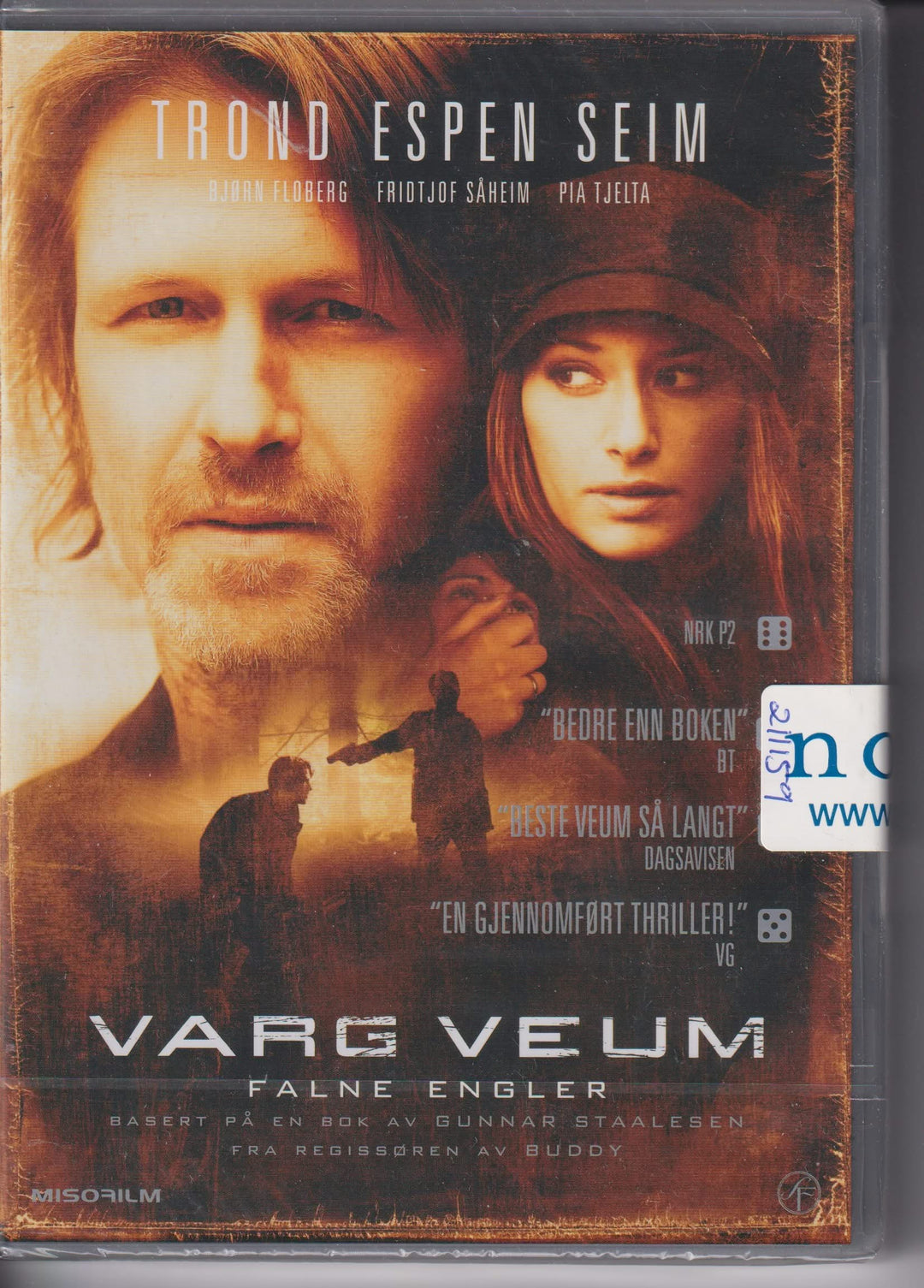 Varg Veum – Falne engler. 2008. DVD. Ny i plast!