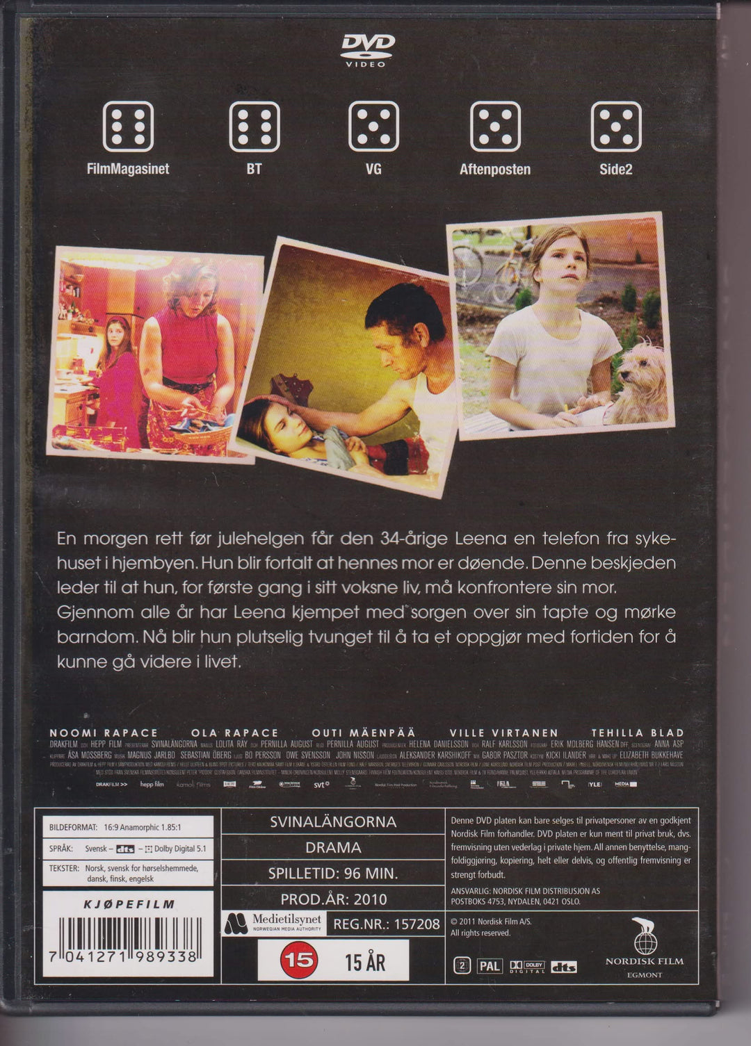 Skyggesiden (Svinalängorna). 2010. DVD.