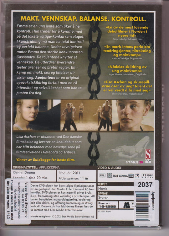 Apejentene (Apflickorna). 2011. DVD leiefilm.