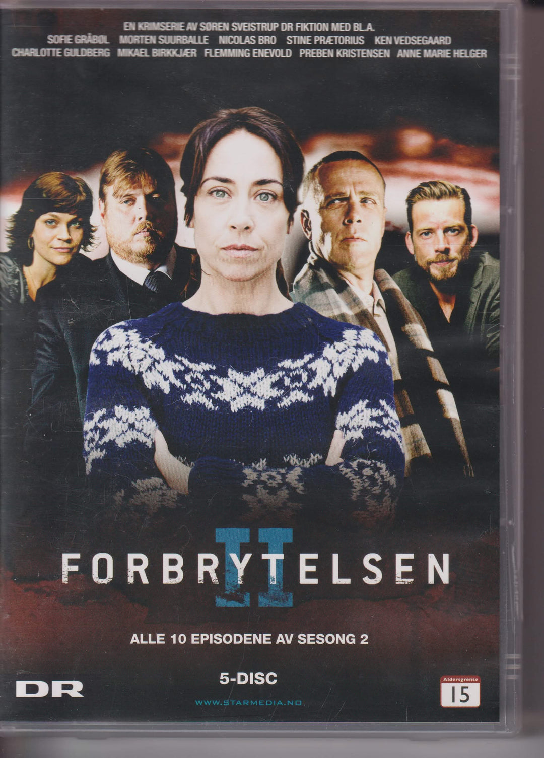 Forbrytelsen II – Sesong 2. 2009. DVD samleboks.