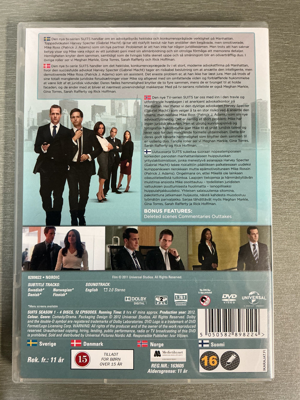 Suits – Season One. 2011. DVD samleboks.