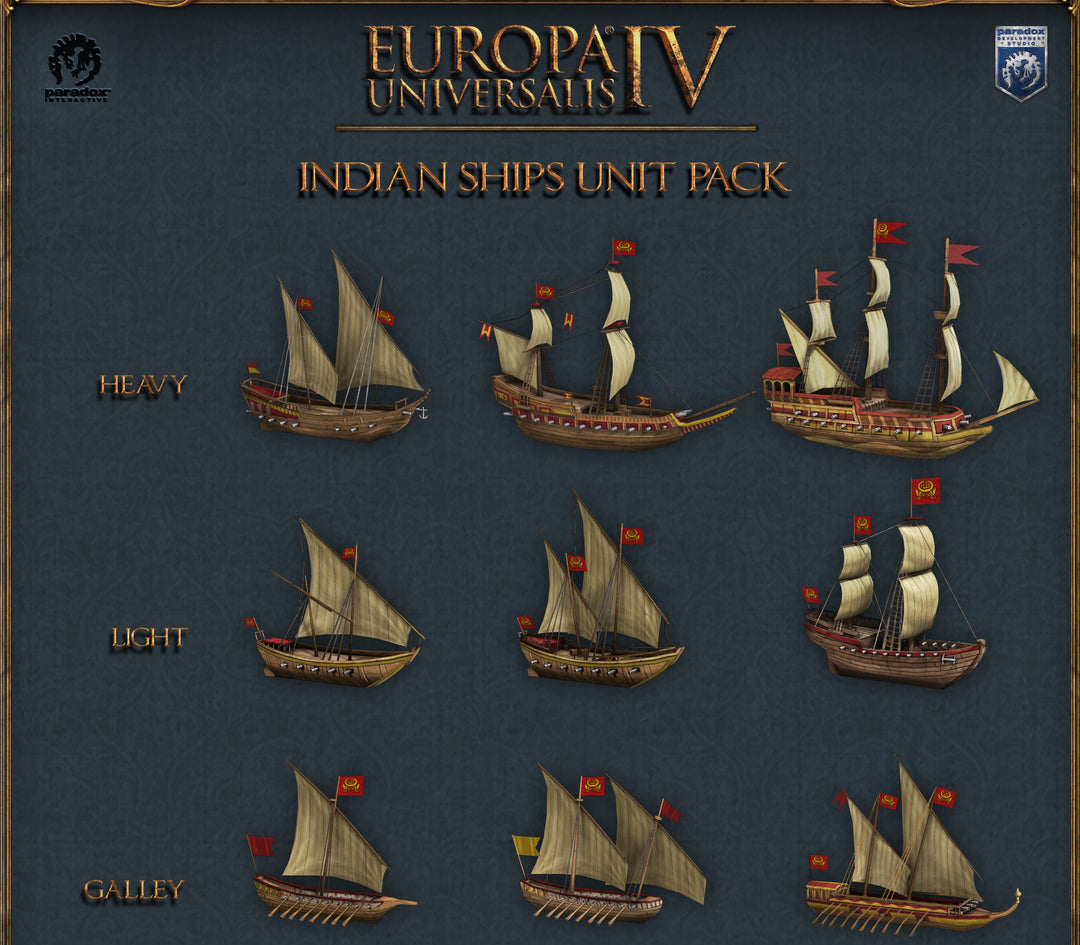 Europa Universalis IV - Indian Ships Unit Pack DLC PC Steam CD Key