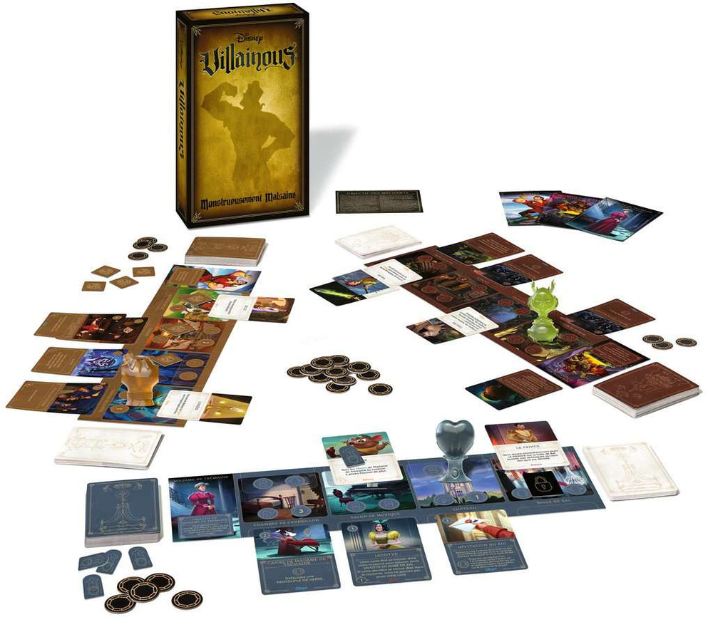 DISNEY Villainous Ext 4 - JDS - Monstrueusement Malsains (French)