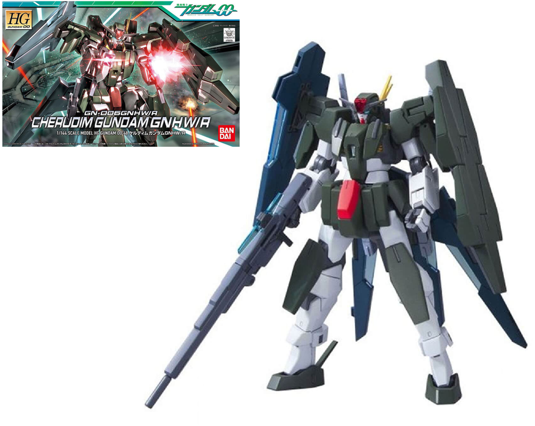 GUNDAM - HG 1/144 Cherudim Gundam GNHW/R - Model Kit 13cm
