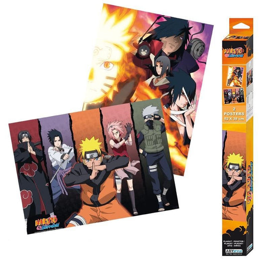 NARUTO - Groups - Set 2 posters '52x38'