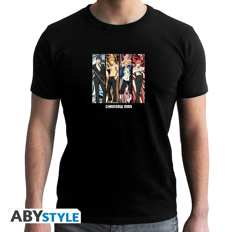 CHAINSAW MAN - T-Shirt Group Unisex black (M)