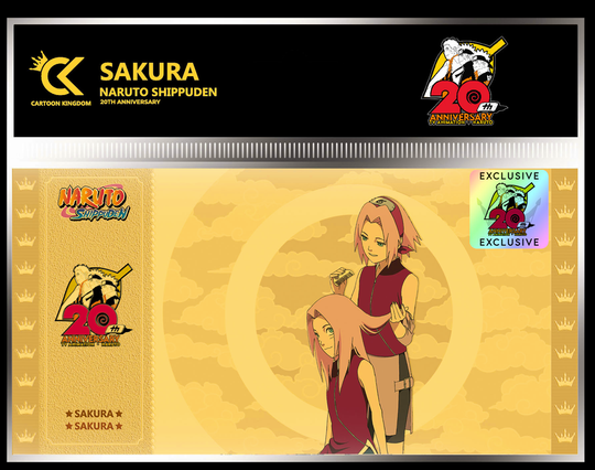 NARUTO SHIPPUDEN - Sakura - Golden Ticket 20th Anniversary