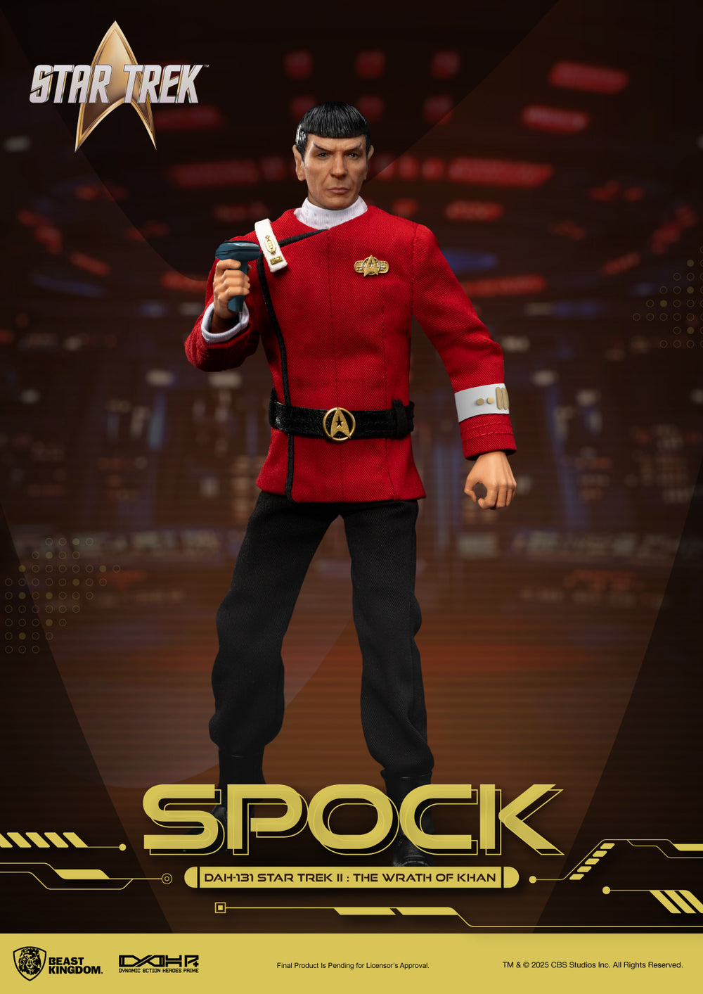 STAR TREK THE WRATH OF KHAN - Spock - Figure 20.5cm