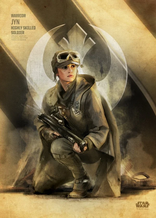 ROGUE ONE KEY FORCES - Magnetic Metal Poster 45x32 - Jyn