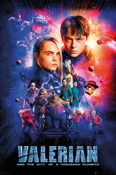 VALERIAN - Poster 61X91 - One Sheet Cast