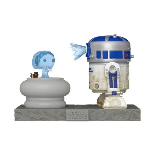 STAR WARS - POP Deluxe N° 766 - R2-D2 with Princess Leia Hologram