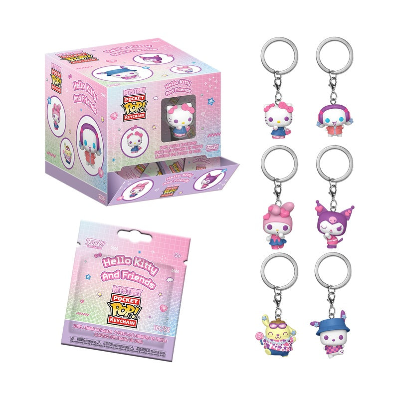HELLO KITTY & FRIENDS Y2K - POP Keychain (BOX 12 Figures)