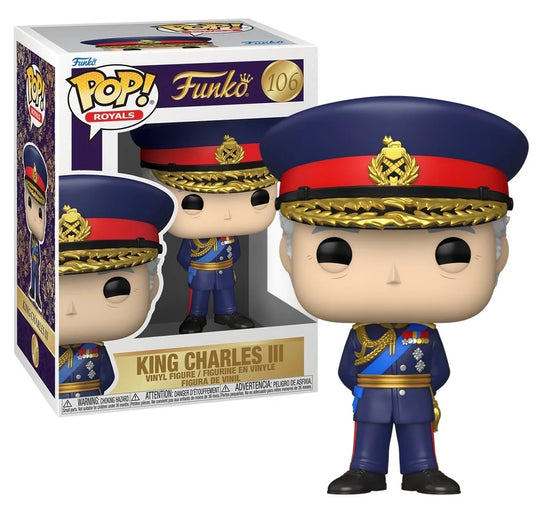ROYAL FAMILY - POP Icons N° 106 - Roi Charles III with Chase