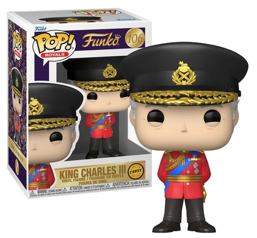 ROYAL FAMILY - POP Icons N° 106 - Roi Charles III with Chase