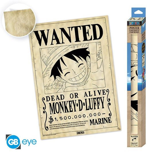 ONE PIECE - Luffy - Poster Parchment 66x46cm