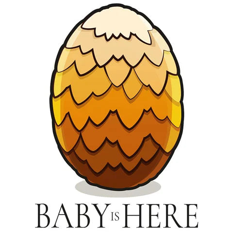 GAME OF THRONES - Baby Body - Baby is Here - Yellow (6-12 Month)