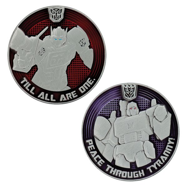 TRANSFORMERS G1 - Autobots VS Decepticons - Limited Edition Coin