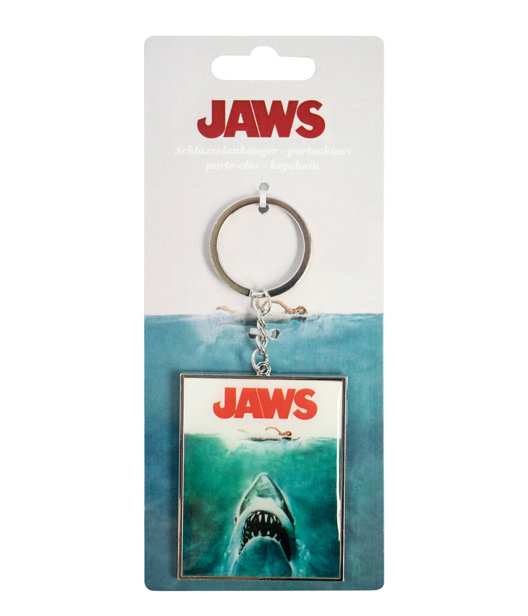 JAWS - Metal Keychain 7.5x0.5x17.5cm