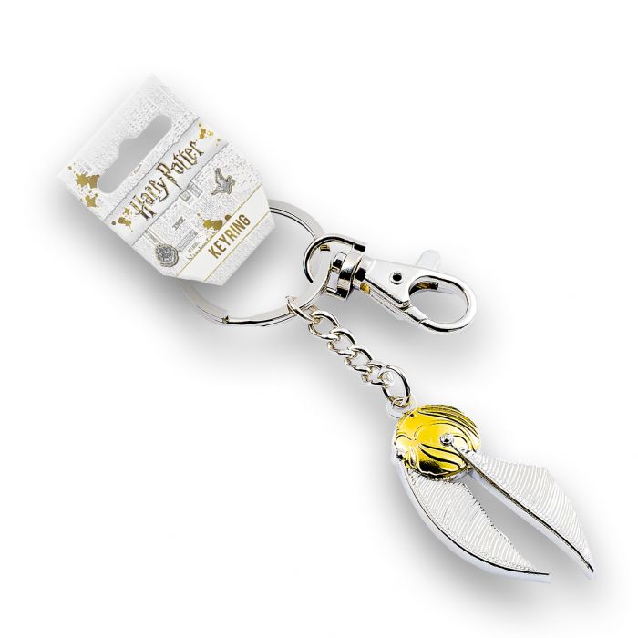 HARRY POTTER - Golden Snitch - Silver Plated Keyring