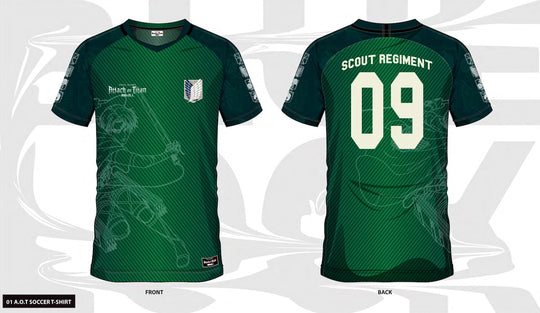 ATTACK ON TITAN - Scout Regiment 09 - Soccer Jersey Men (L)