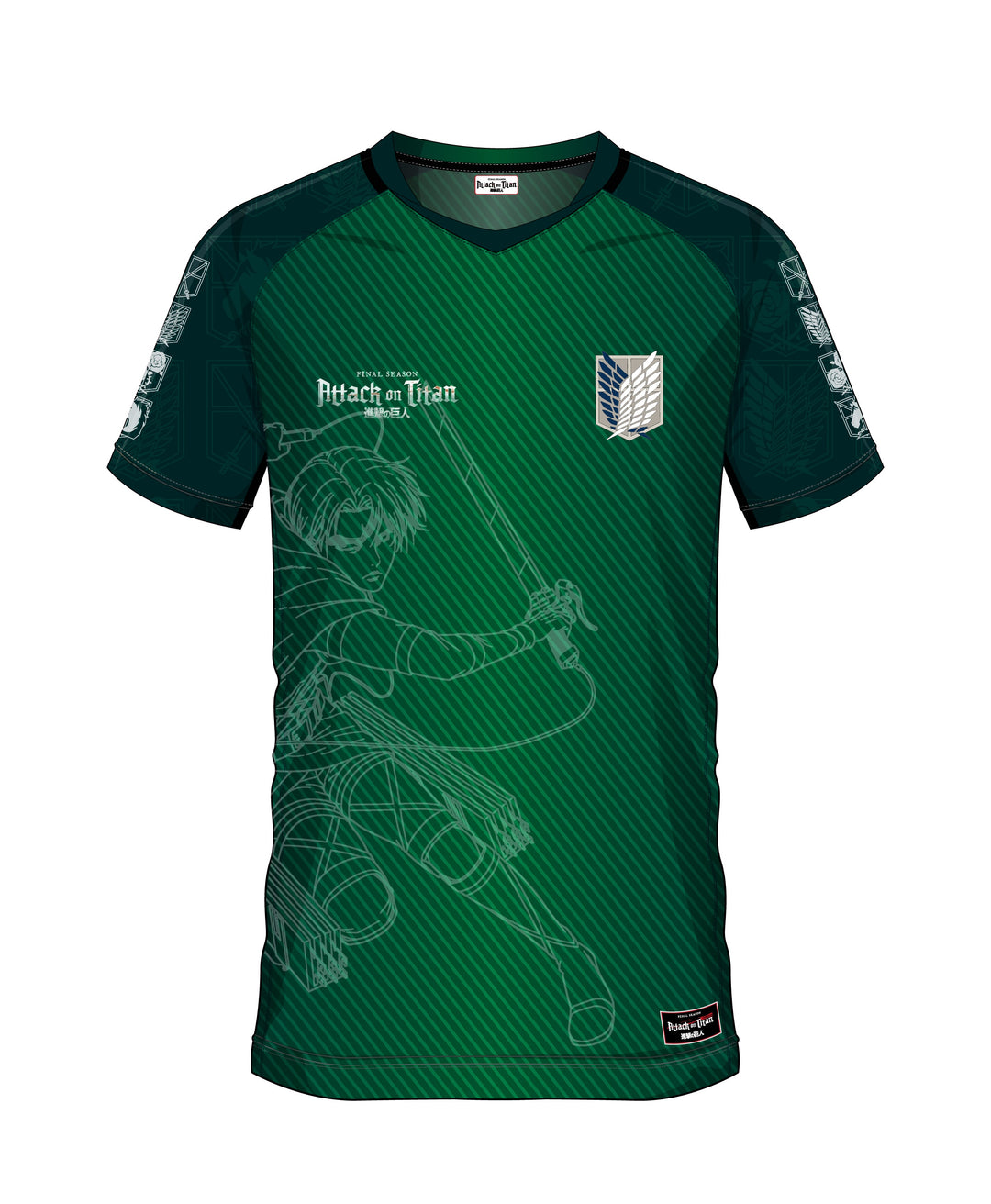 ATTACK ON TITAN - Scout Regiment 09 - Soccer Jersey Men (L)