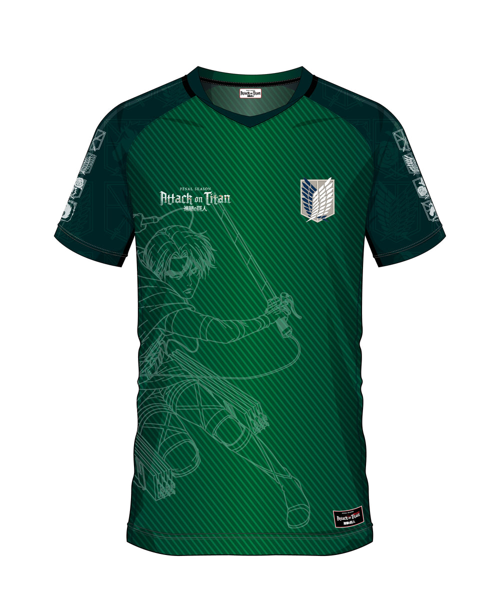 ATTACK ON TITAN - Scout Regiment 09 - Soccer Jersey Men (XXL)