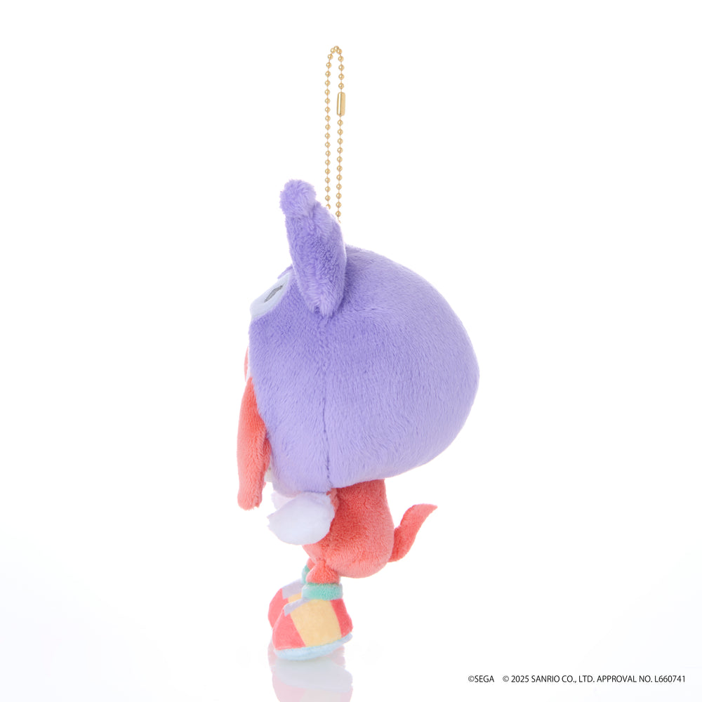 SONIC & FRIENDS X SANRIO - Knuckles x Kuromi - Mascot Plush 8cm