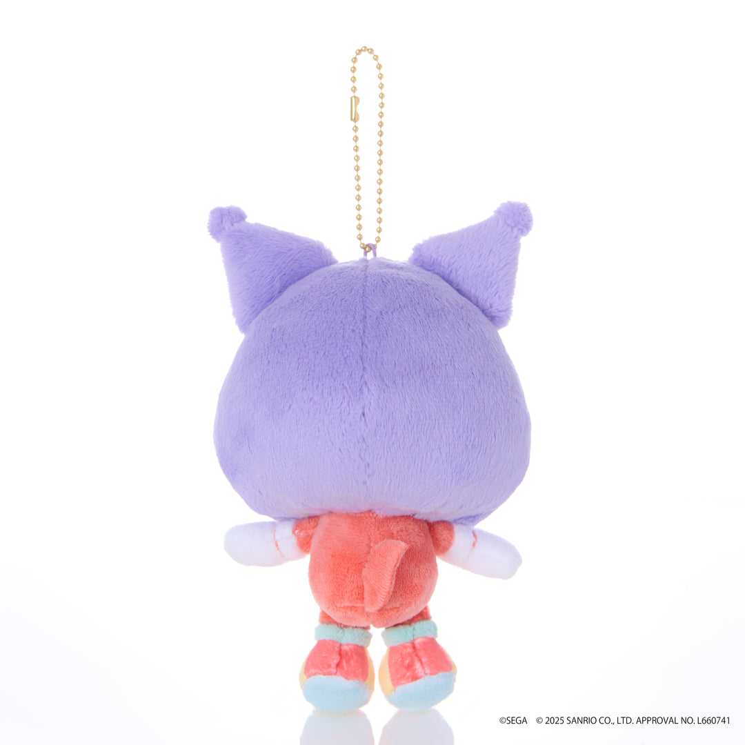 SONIC & FRIENDS X SANRIO - Knuckles x Kuromi - Mascot Plush 8cm