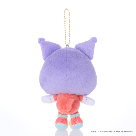 SONIC & FRIENDS X SANRIO - Knuckles x Kuromi - Mascot Plush 8cm