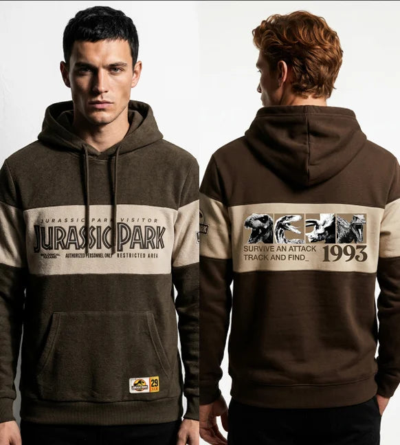 JURASSIC PARK - Survive and Attack Track - Hooded Sweat (M)