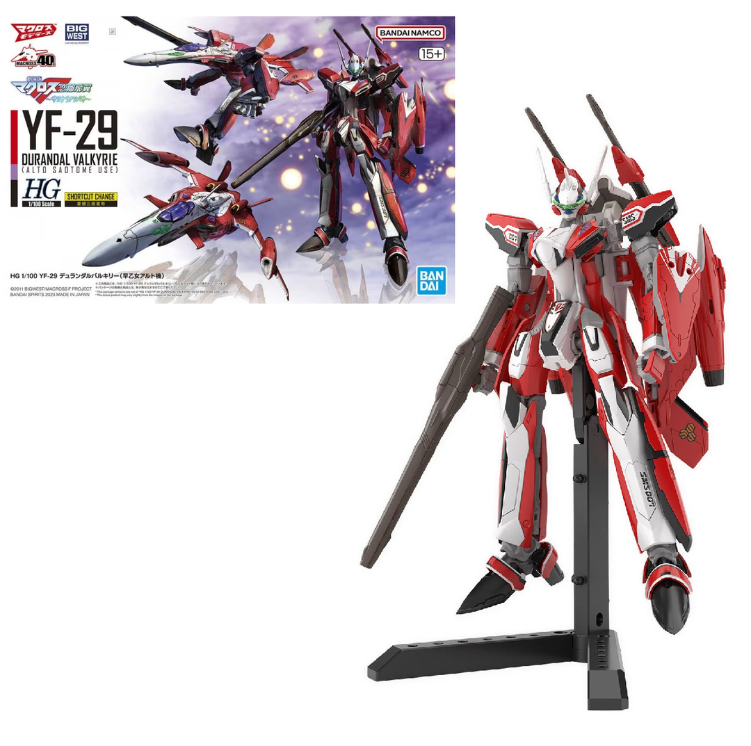 MACROSS - HG 1/100 YF-29 Durandal Valkyrie (Alto Saotome) - Model Kit
