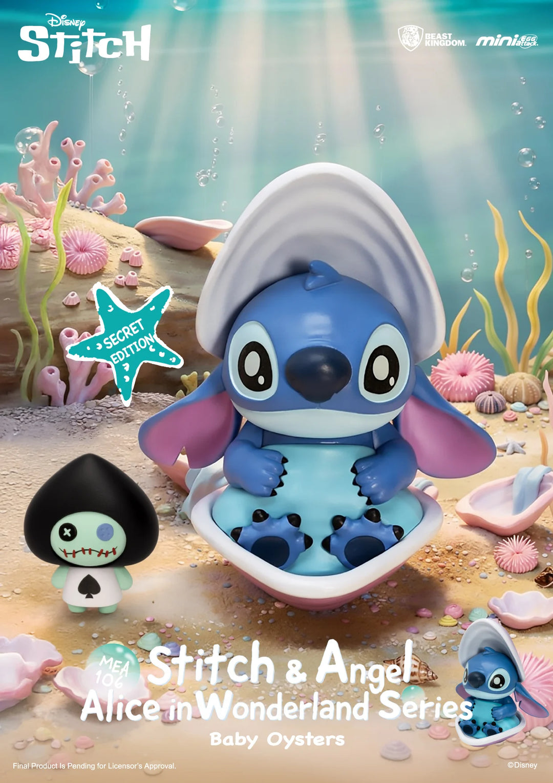 DISNEY -Stitch Alice in Wonderland Series - Blind Box Set 6 Fig. 7.8cm