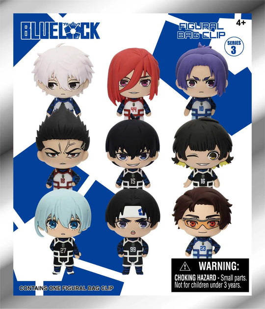 BLUE LOCK - Series 3 - 3D Foam Bag Clip (Display 24 Pcs)