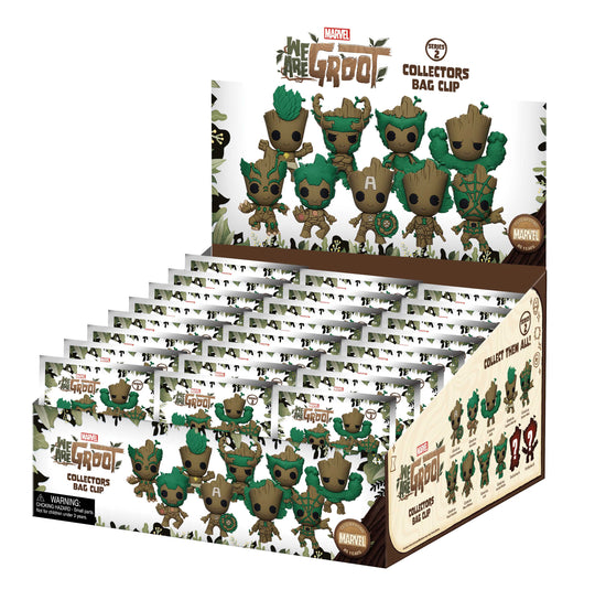 GROOT - Series 2 - 3D Foam Bag Clip (Display 24 Pcs)