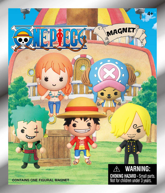 ONE PIECE - Serie 1 - 3D Foam Magnets in blind bags (Display 12 Pcs)