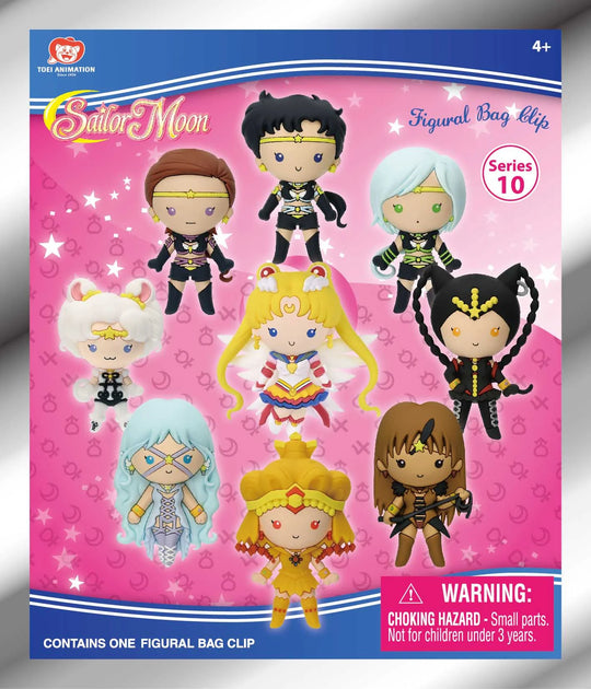 SAILOR MOON - Series 10 - 3D Foam Bag Clip (Display 24 Pcs)