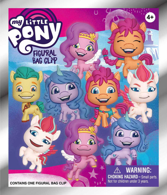 MY LITTLE PONY - Series 1 - 3D Foam Bag Clip (Display 24 Pcs)