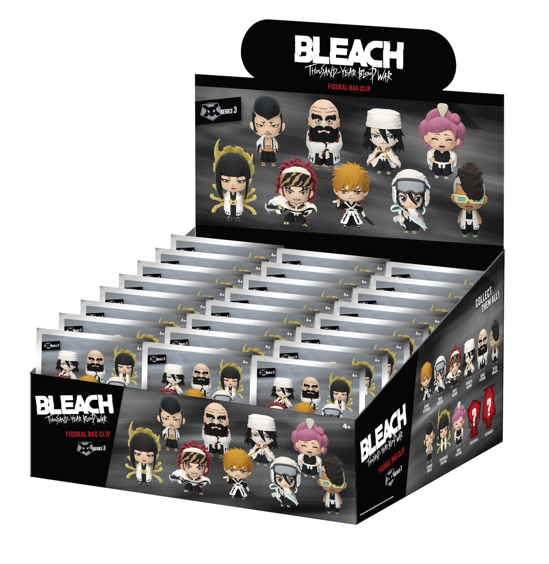 BLEACH TYBW - Series 3 - 3D Foam Bag Clip (Display 24 Pcs)