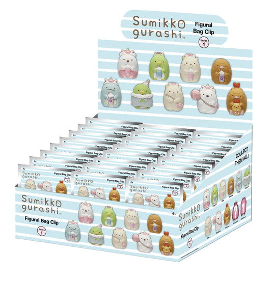 SUMIKKO GURASHI - Series 1 - 3D Foam Bag Clip (Display 24 Pcs)