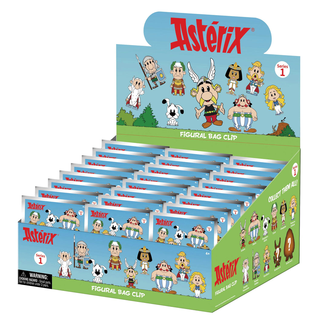 ASTERIX - Series 1 - 3D Foam Bag Clip (Display 24 Pcs)