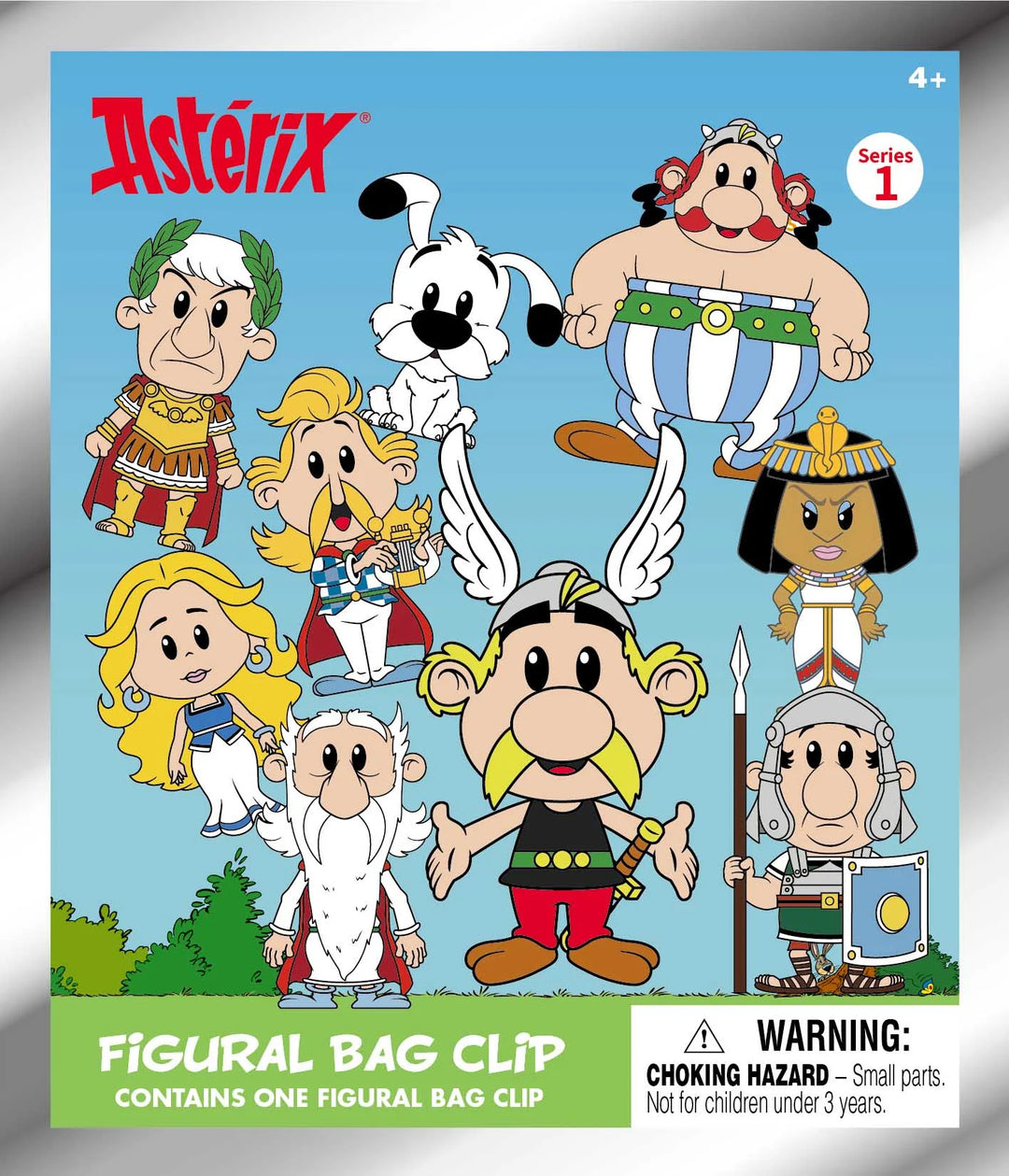 ASTERIX - Series 1 - 3D Foam Bag Clip (Display 24 Pcs)