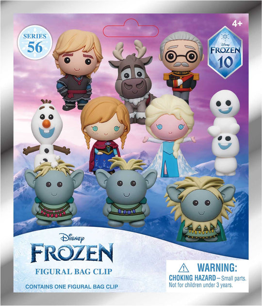 FROZEN - Series 59 - 3D Foam Bag Clip (Display 24 Pcs)