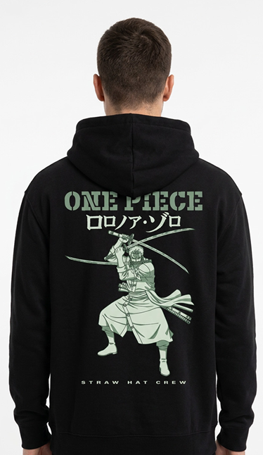 ONE PIECE - Zoro Swords Pose - Hoodie Men (XXL)