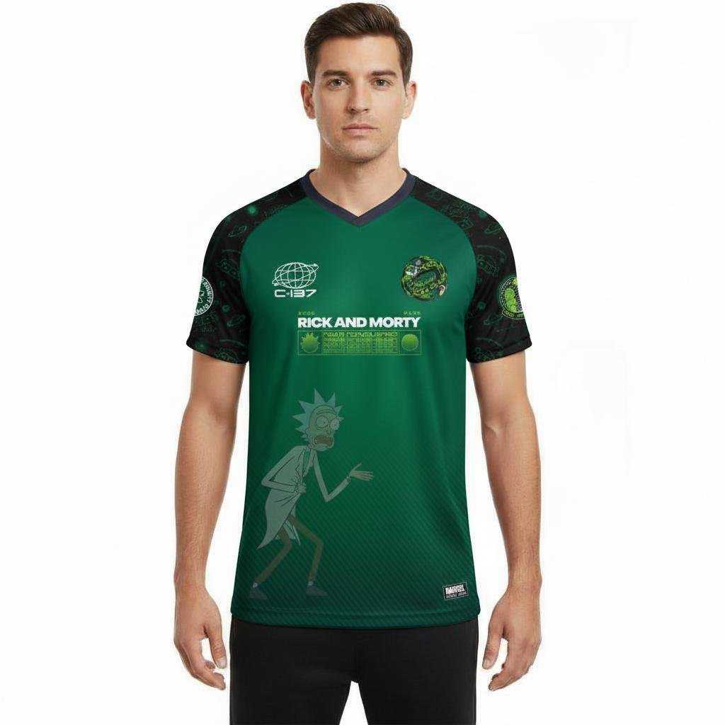 RICK & MORTY - Rick & Morty 13 - Soccer Jersey Men (XL)