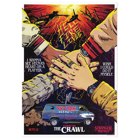 STRANGERS THINGS - The Crawl - Art Print - Limited Edition